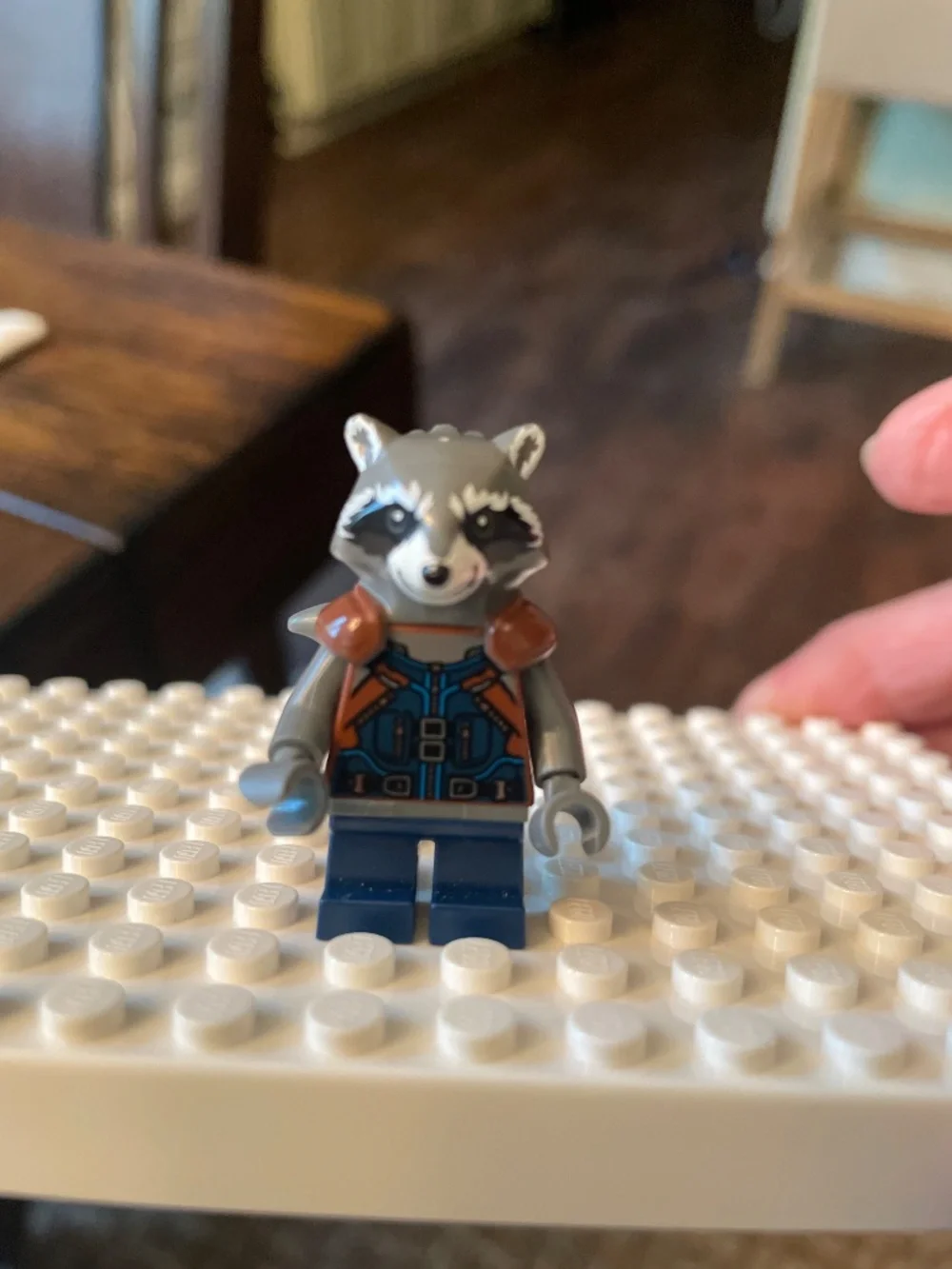 Lego Thor, Rocket Raccoon, & Groot mini figures
